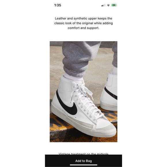 Nike Blazer Mid “77 Vintage Men Shoes - Picture 12 of 13